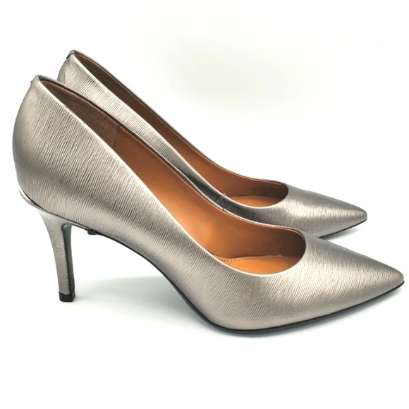 Calvin Klein Gayle pumps, Metallic Gray, NWOB - Picture 5 of 12
